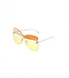 Fendi Pink Orange Yellow Gradient Butterfly Sunglasses