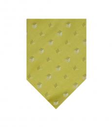 Burberry Yellow Pattern Tie