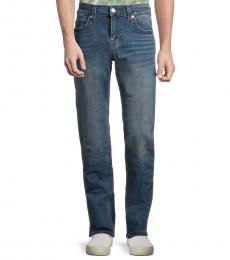 Blue Geno Relaxed Slim-Fit Jeans