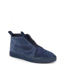 Dark Blue Abir Slip On Sneakers