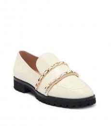 Karl Lagerfeld Off White Irene Loafers