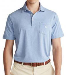 Light Blue Classic-Fit Performance Polo