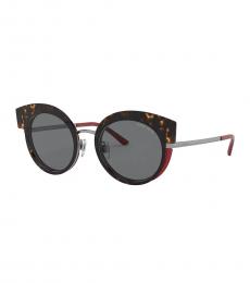 Giorgio Armani Grey Cat Eye Sunglasses