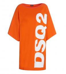 Orange Oversized T-Shirt