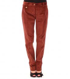 Dolce & Gabbana Brown Corduroys Casual Pants