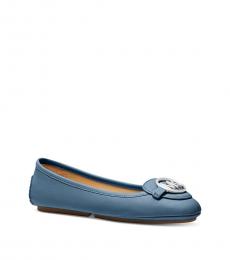 Michael Kors Dark Chambray Lillie Ballet Flats