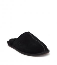UGG Black Pearle Faux Fur Lined Slippers
