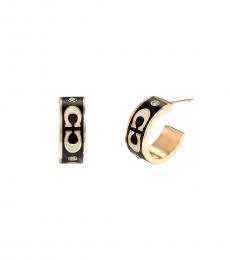 Coach Golden White Signature Earrings