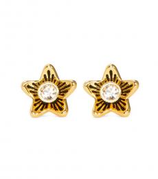 Golden Wildflower Stud Earrings