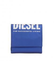 Diesel Blue Logo Wallet