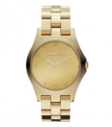 Marc Jacobs Golden Henry Analog Watch
