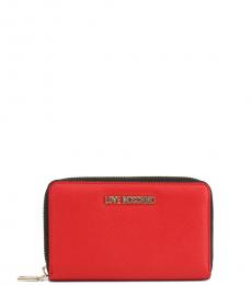 Love Moschino Red Logo Wallet
