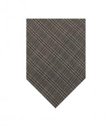 Grey Tonal Print Tie