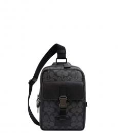 Coach Grey Track Medium Crossbody Bag