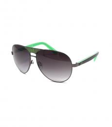 Just Cavalli Metal Green Aviator Sunglasses