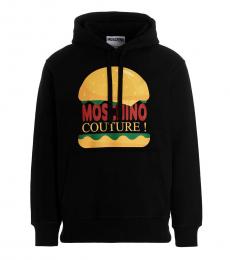 Moschino Black Hamburger hoodie