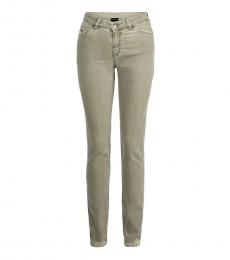 Emporio Armani Green Slim Fit Logo Jeans