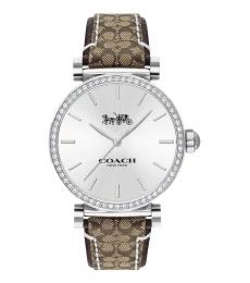 Coach Brown Madison Signature Watch