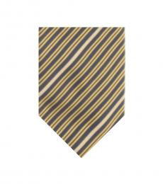 Moschino Brown Stripes Tie