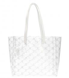 Stella McCartney Transparent Shopping Logo Large Tote