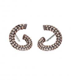 Michael Kors Metal Crystal Twist Earrings Earrings