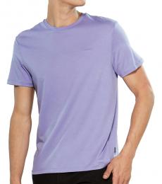 Calvin Klein Aster Purple Tonal Logo T-Shirt
