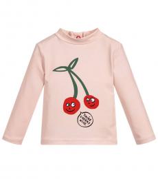 Stella McCartney Baby Girls Pink Cherry T-Shirt