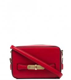 Alexander McQueen Red The Myth Small Crossbody