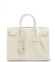 Saint Laurent Off White Sac De Jour Large Satchel