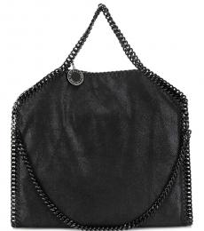 Stella McCartney Black Falabella 3 Chain Large Tote