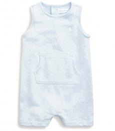 Ralph Lauren Baby Boys Beryl Blue French Terry Shortall