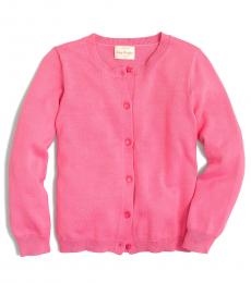 J.Crew Little Girls Flamingo Casey Cardigan