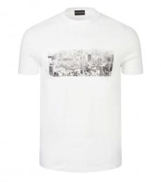 White Printed Logo T-Shirt
