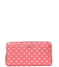 Kate Spade Light Pink Spencer Dots Wallet