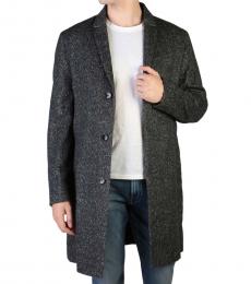 Dark Grey Wool Trench Coat