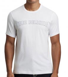 White Logo Thread T-Shirt