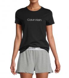 Calvin Klein Black 2-Piece Pajama Set