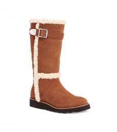 Coach Brown Suede Boots