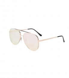 Vince Camuto Rose Gold Aviator Sunglasses