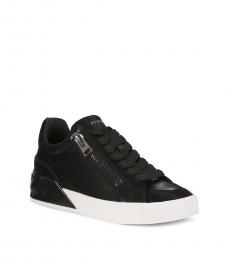 DKNY Black Side-Zip Sneakers