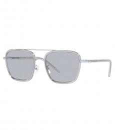 Tory Burch Silver Navigator Sunglasses