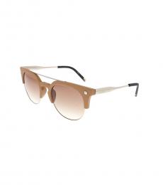 Calvin Klein Matte Sand Voguish Sunglasses