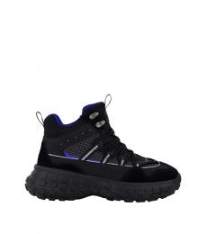 DKNY Black Blue High Top Sneakers