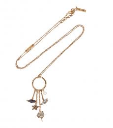 Marc Jacobs Gold Tree Star Cluster Pendant Necklace