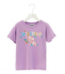Moschino Little Girls Printed T-Shirts