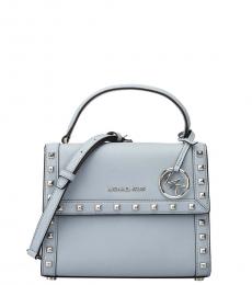 Michael Kors Blue Dillon Studded Small Satchel
