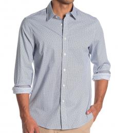 Michael Kors Black Griff Geo Print Classic Fit Shirt