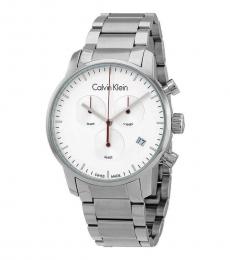 Calvin Klein Silver Chronograph Silver Dial Watch