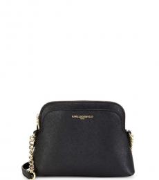 Karl Lagerfeld Black Penelope Dome Small Crossbody