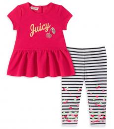 Juicy Couture 2 Piece Tunic/Leggings Set (Baby Girls)